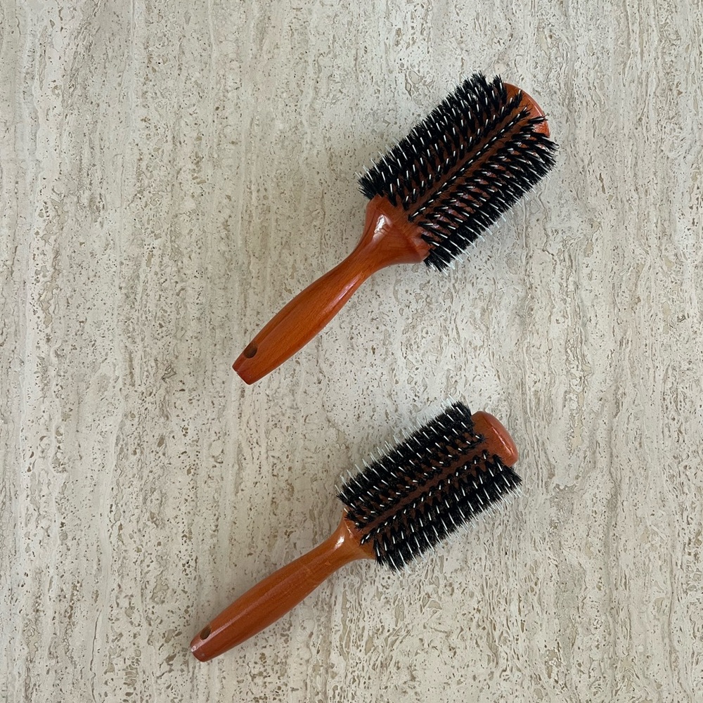 ion Golden Wood Styling Hair Brush